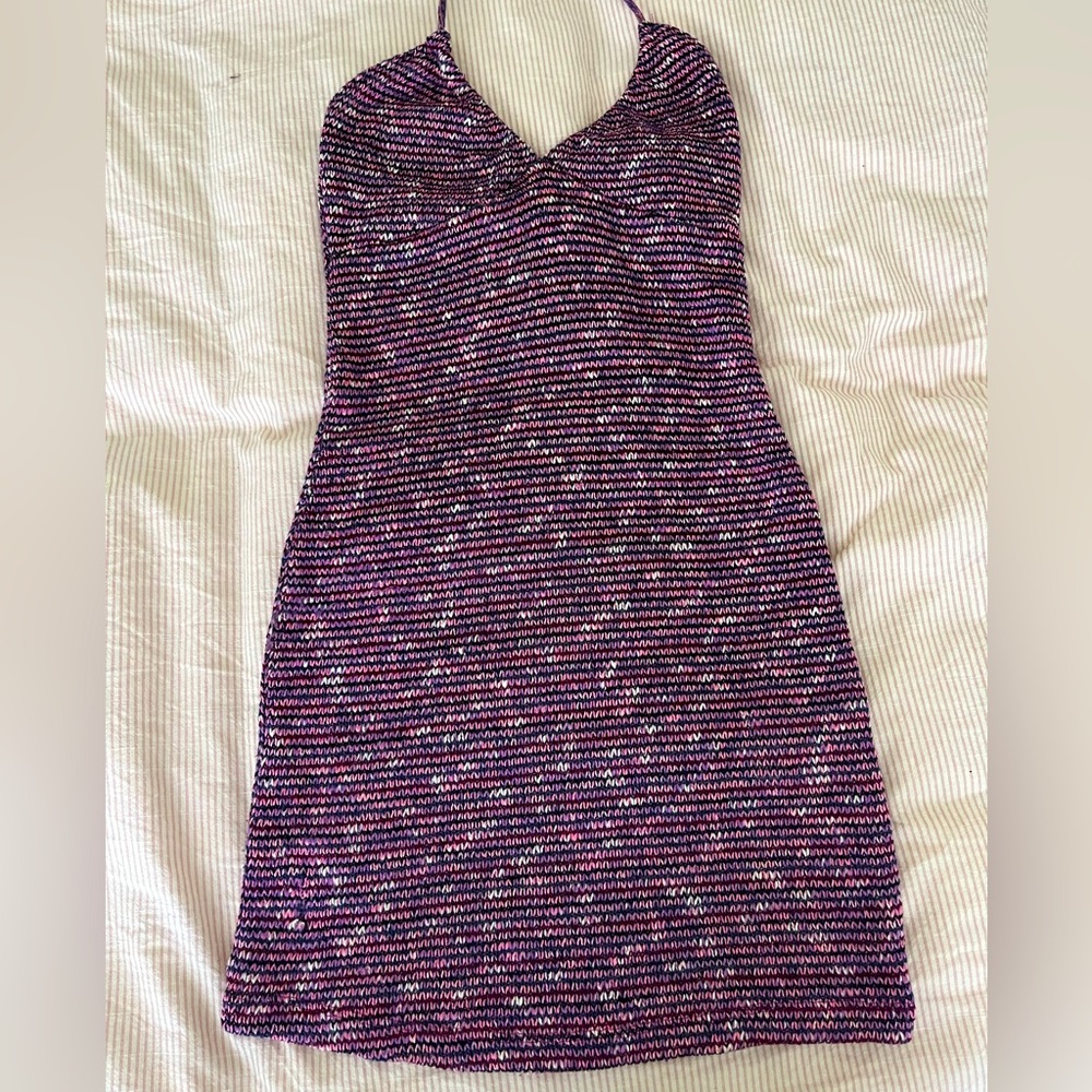 Pull and bear crochet minidress